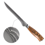 6.5 Inch Fashion Kitchen Damascus Boning & Fillet Knife