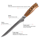 6.5 Inch Fashion Kitchen Damascus Boning & Fillet Knife