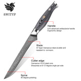 Damascus Steel Core Cutting Boning Knife