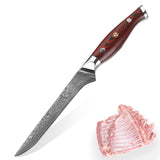 Damascus  Steel Kitchen Butchers Boning Knife
