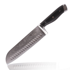 Japanese Classic Damascus VG10 Knife Santoku Knife