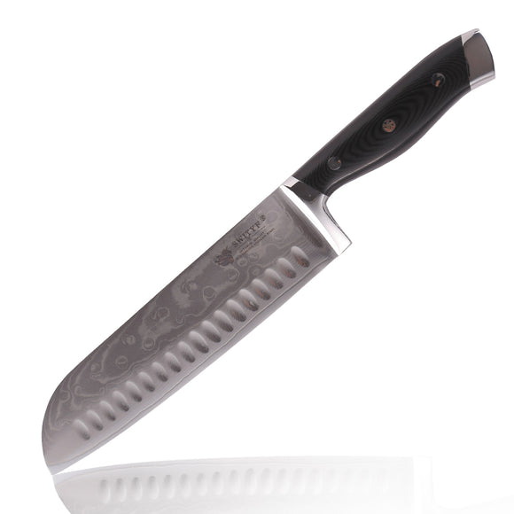Japanese Classic Damascus VG10 Knife Santoku Knife