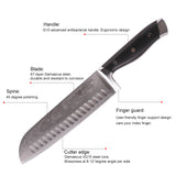 Japanese Classic Damascus VG10 Knife Santoku Knife
