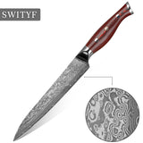 Handmade VG-10 Damascus Steel Slicing Kitchen Slicer Knife