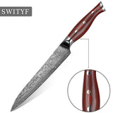 Handmade VG-10 Damascus Steel Slicing Kitchen Slicer Knife