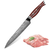 Handmade VG-10 Damascus Steel Slicing Kitchen Slicer Knife