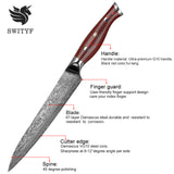 Handmade VG-10 Damascus Steel Slicing Kitchen Slicer Knife