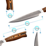 Damascus Multi Kitchen Helper Utility Kitchen Knives