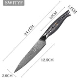 Utility Multifunctional Kitchen Knife G10 Handle