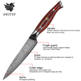 Damascus VG10 Kitchen Utility Knife